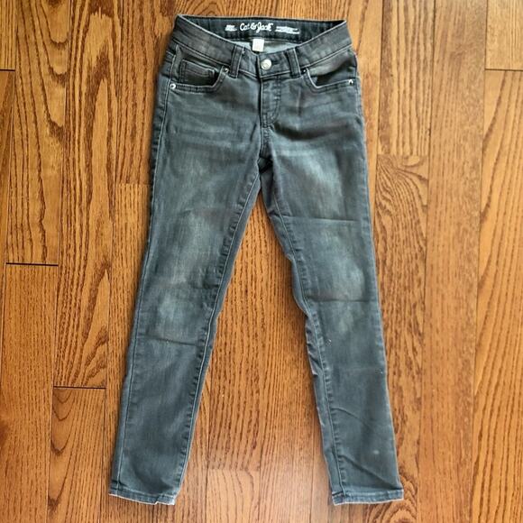CAT & JACK Skinny Ultimate Stretch Gray Jeans Girl’s Size 8 - Picture 9 of 9